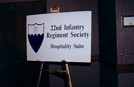 Hospitality Room sign